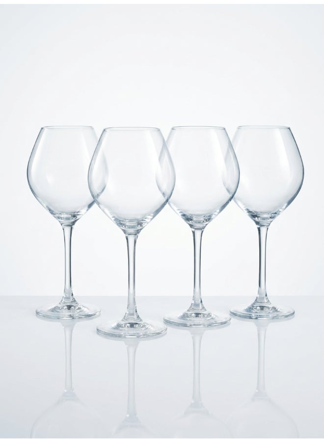 Luminarc Grand Chais Stemmed Wine glass Set 4x470ml  For Wine, Champaign, Juice, Water, Soft Drinks, Hard Drink, Hot Beverages - Image 1