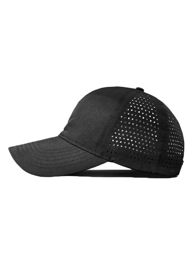 Generic Quick Dry Sports Baseball Cap, Adjustable Snapback, Moisture-Wicking Sweatband, Breathable Ventilation Holes Design, Structured Panels - Lightweight for Golf, Running & Outdoor Activities  - Image 2
