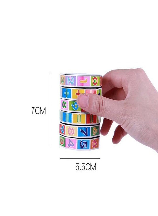 LitVibes Maths Calculation Cube Toys Early Development&Hand Eye Coordination For Kids&Children,Montessori Preschool Learning&Educational Counting Numbers Games Birthday Return Gift-Set Of 3,Multi - Image 4
