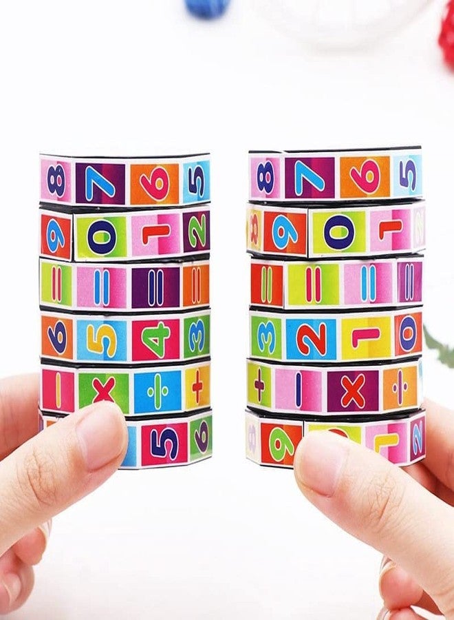 LitVibes Maths Calculation Cube Toys Early Development&Hand Eye Coordination For Kids&Children,Montessori Preschool Learning&Educational Counting Numbers Games Birthday Return Gift-Set Of 3,Multi - Image 5