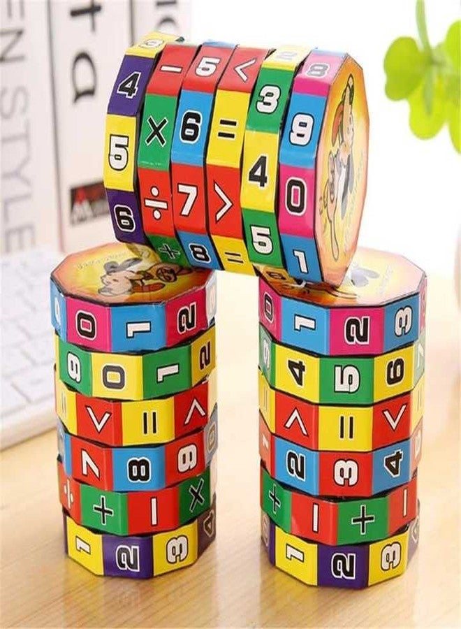 LitVibes Maths Calculation Cube Toys Early Development&Hand Eye Coordination For Kids&Children,Montessori Preschool Learning&Educational Counting Numbers Games Birthday Return Gift-Set Of 3,Multi - Image 1