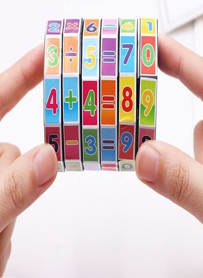 LitVibes Maths Calculation Cube Toys Early Development&Hand Eye Coordination For Kids&Children,Montessori Preschool Learning&Educational Counting Numbers Games Birthday Return Gift-Set Of 3,Multi - Image 3