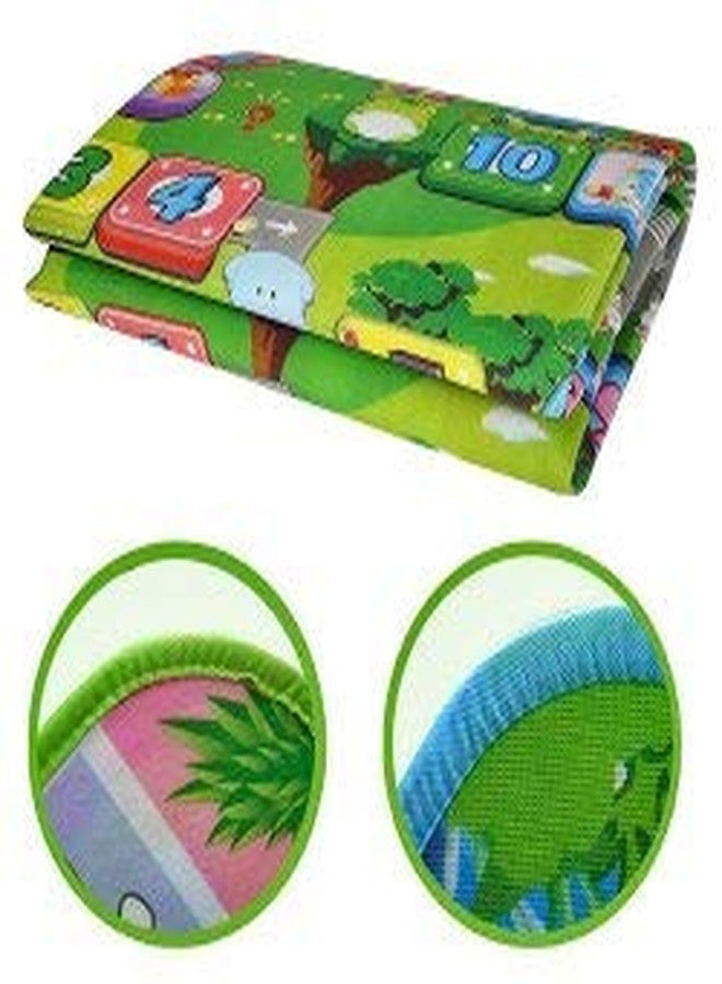 GION Waterproof Double Side Baby Play Crawl Floor Mat for Kids Picnic School Home (Large Size -6 X 4 ft, Multicolour) with Zip Bag to Carry - Image 5