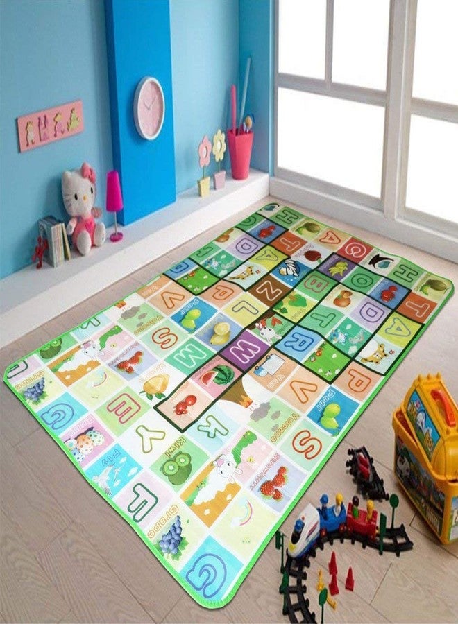 GION Waterproof Double Side Baby Play Crawl Floor Mat for Kids Picnic School Home (Large Size -6 X 4 ft, Multicolour) with Zip Bag to Carry - Image 2