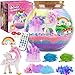 LAOESE Unicorn LightUp Terrarium Kit for Kids LED Night Light DIY Arts and Crafts Kit Unicorn Toys for Girls Ages 4 5 6 7 812 Birthday Easter Gifts for Girls - Image 3