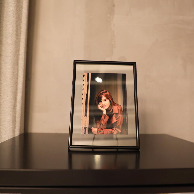 أهاجو Ahago Black Floating Frame (5 "" X7 "2 Set) مع قلب رومانسي للصورة 4x6 3x5 2x3 Modern Minimalist Style Gift For Festival Home أو Wedding - Image 5