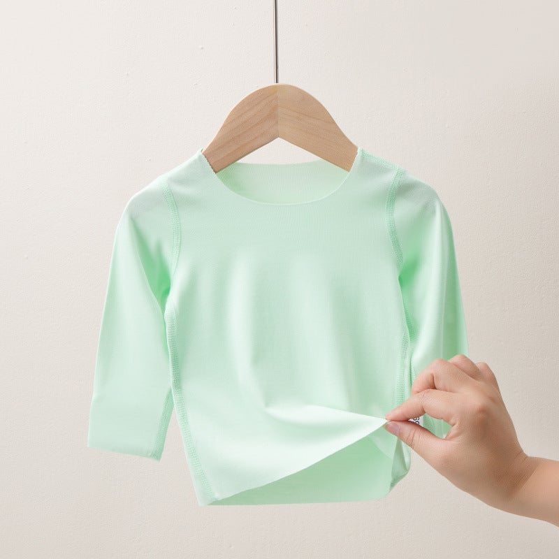 Children'S Base Layer T-Shirt For Toddlers And Older Children, Class A Modal Seamless Thin Long-Sleeve Top For Boys And Girls - Image 1