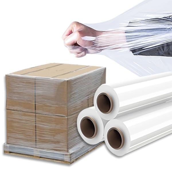 Amit Marketing Packing Cling Film I Multipurpose Compostable Transparent Wrap Roll I 70 Micron, 12 Inch (300 mm) I for Packaging & Safety Needs Gift Bakery Items Bouquet DIY Craft I 300 MTR - 4 Pcs - Image 3