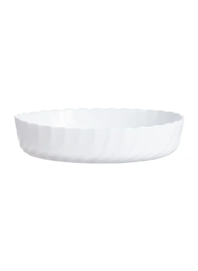 Luminarc Trianon Smart Cuisine Tempered Glass Oval Serving Dish White 32 x 24.5 cm P4018