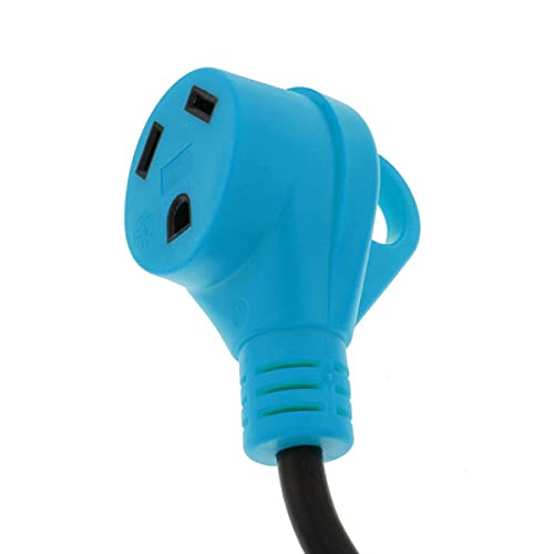 BLACK+DECKER Road & Home 12 in. RV Electrical Adapter Fits 15 Amp Male to 30 Amp Female with Pull Out Handles Type 12/3 SJTW 30 Amp 125 V to 4 Degrees Fahrenheit Cold Weather Jacket | 692119 - Image 3