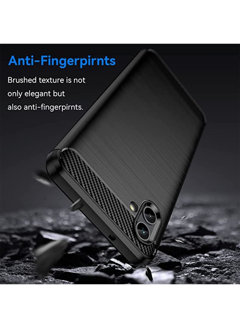 Samsung Galaxy A04 Mobile Case Protection with Slim Protector Shock-Absorption Flexible TPU Rubber Protective Cell Phone Back Cover for Galaxy A04 4G Black - Image 4