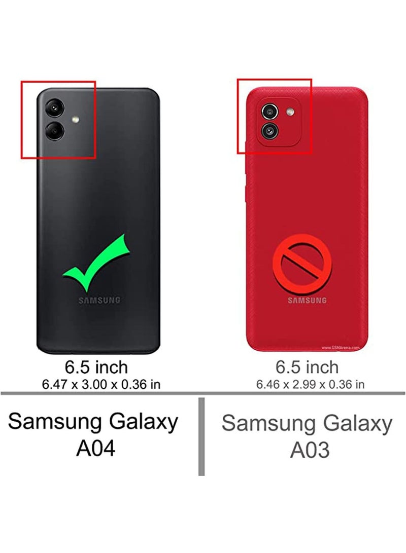 Samsung Galaxy A04 Mobile Case Protection with Slim Protector Shock-Absorption Flexible TPU Rubber Protective Cell Phone Back Cover for Galaxy A04 4G Black - Image 3