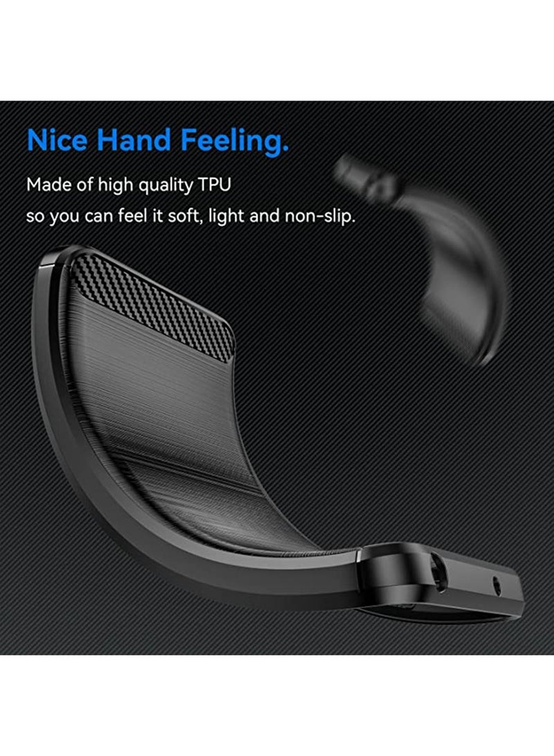 Samsung Galaxy A04 Mobile Case Protection with Slim Protector Shock-Absorption Flexible TPU Rubber Protective Cell Phone Back Cover for Galaxy A04 4G Black - Image 5