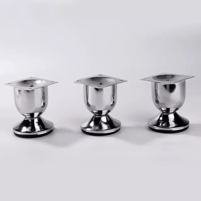 Generic Zohra Hardware Sofa Bed Table Furniture World Cup Shaped Leg Heavy Model Design Hardware Furniture Leg 3 Inch 7 Cms Inch Pack of 4  - Image 3