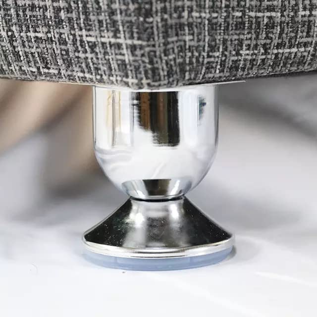 Generic Zohra Hardware Sofa Bed Table Furniture World Cup Shaped Leg Heavy Model Design Hardware Furniture Leg 3 Inch 7 Cms Inch Pack of 4  - Image 2
