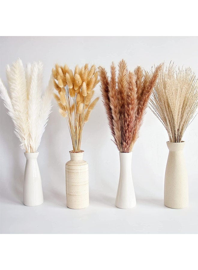 LEDIN Boho Pampas Grass 100 PCS  Dried Pampas Decor for Wedding, Party, Home - Image 1