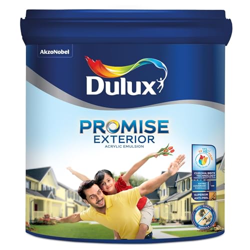 Dulux Promise Exterior Emulsion Paint (1L, Glass Green)Ideal for exterior wall paint, smooth finish, anti-peel & anti-crack, perfect for dry to moderate climates, 3-year warranty - Image 2