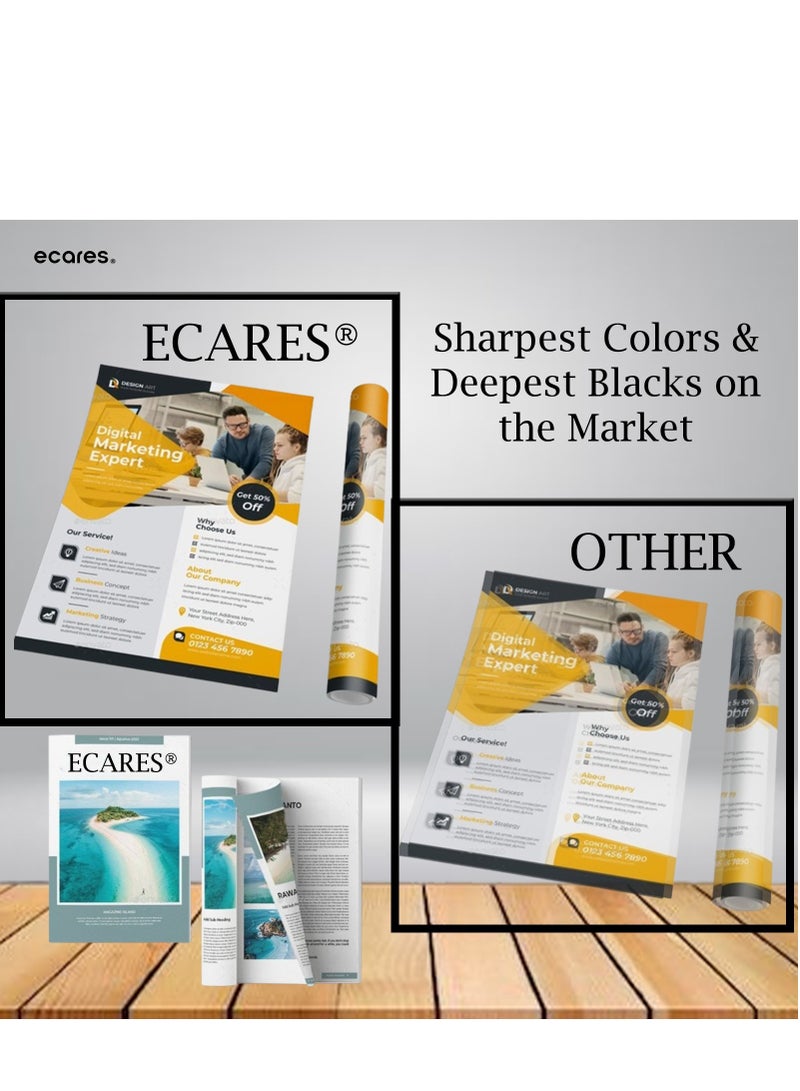 ECARES®205A Compatible Toner Cartridge CF533A Use for Color Laserjet M154 MFP M180/180n/M181/181fw Printer (Magenta) - Image 2