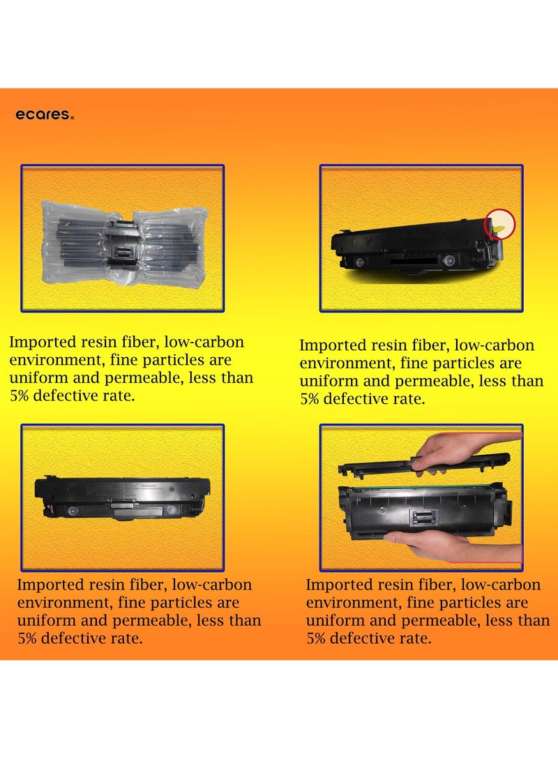ECARES®205A Compatible Toner Cartridge CF533A Use for Color Laserjet M154 MFP M180/180n/M181/181fw Printer (Magenta) - Image 3
