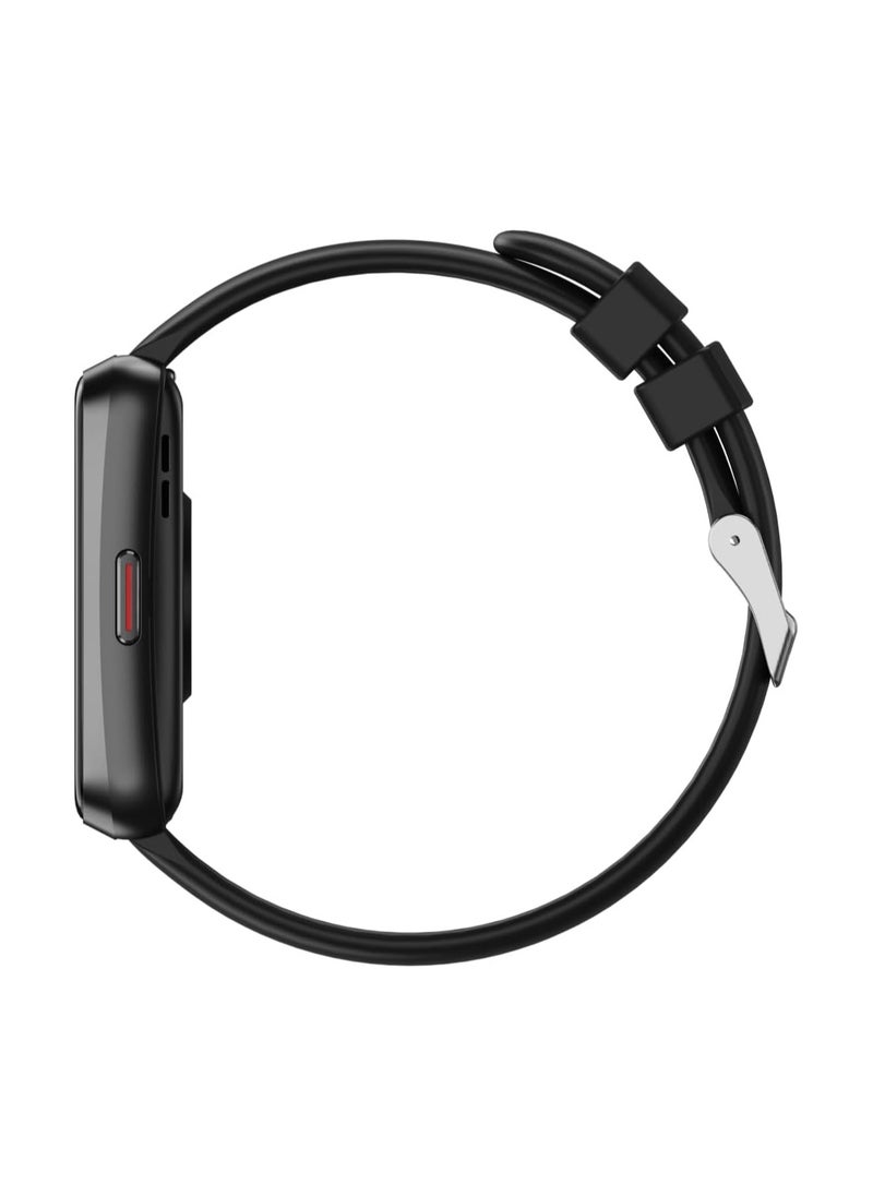 SWISS MILITARY - Swiss Military Rhine2 Smart Band 1.57” Display, Bluetooth Calling, Multi Language, Health & Sports Tracking, 7 Days Battery, IP67, iOS/Android Compatible, Black Strap - Image 1