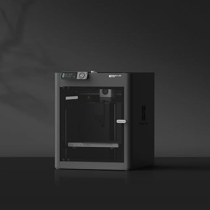 BAMBU LAB P1S FULLY ENCLOSED BODY WHICH IMPROVES PRINT PERFORMANCE FOR ADVANCED FILAMENTS. BUILD VOLUME BUILD VOLUME: 256 X 256 X 256 MM, COREXY UP TO 20000 MM/S ACCELERATION - Image 3
