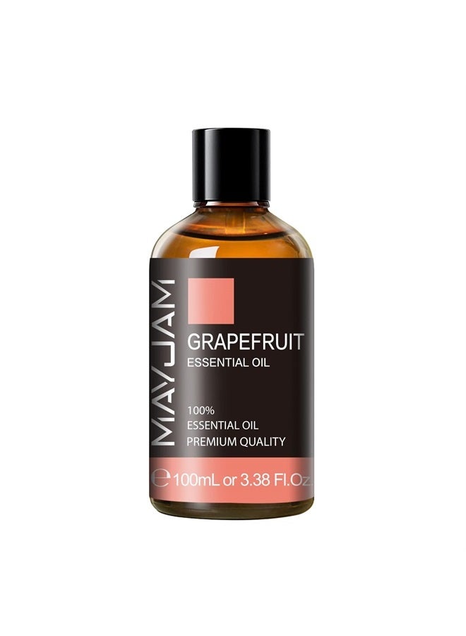 MAYJAM Grapefruit Essential Oil, MAYJAM 100ML Grapefruit Oil with Nice Box for Diffusers for Home, Aromatherapy, Soap Making, Candle Making, 3.38fl.oz/Bottle - Image 2