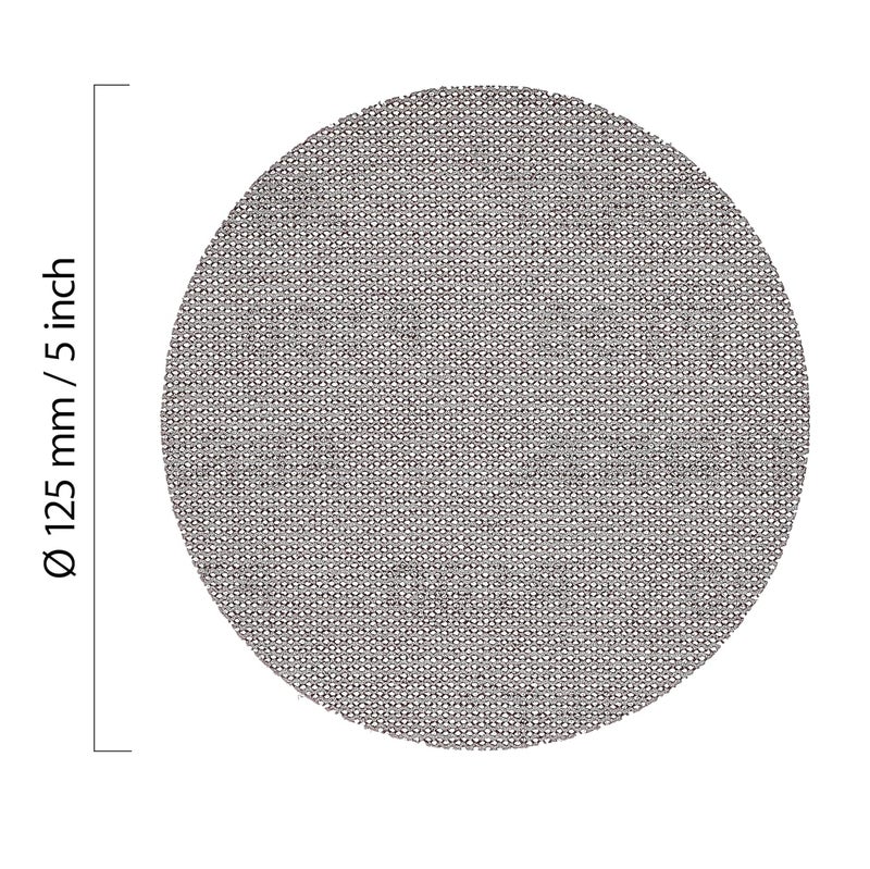 Mirka Abranet 5-Inch 600 Grit Mesh Abrasive Dust Free Sanding Discs - Box of 50 - Image 2