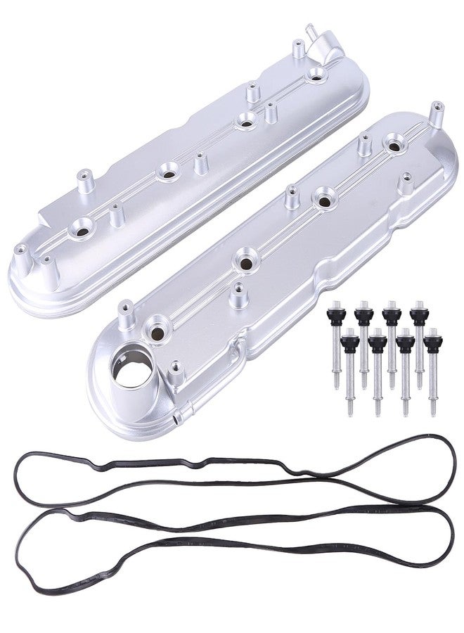 Slakerbe Valve Cover with Gasket & Bolts,Slakerbe 12570427 12582224 Left & Right Engine Valve Covers Compatible for 1999-2008 Chevy Tahoe Silverado Suburban 1500 2500 3500 Sierra Yukon Valve Cover 5.3 6.2 6.0 - Image 5