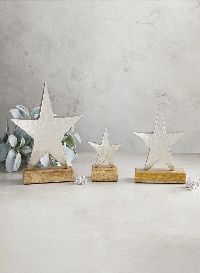 47th & Main Holiday Tabletop Decor, Small, Silver Star - Image 2