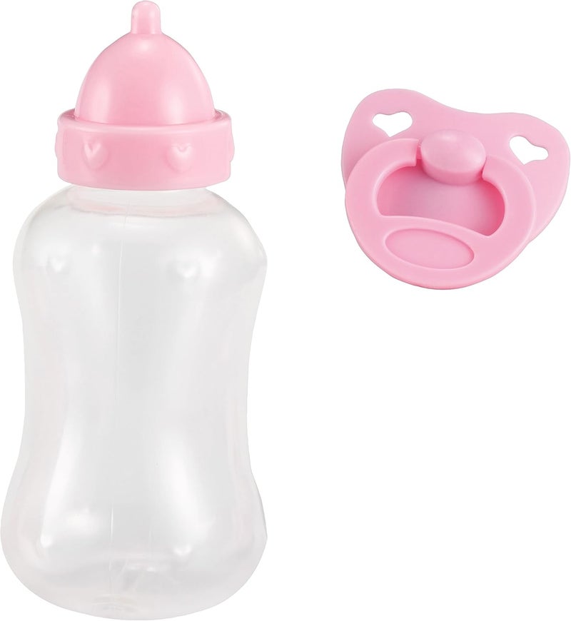 Bayer Design 93824BD First Words Baby Interactive doll, talking, sounds, soft body, bottle, dummy, 38cm - Image 2