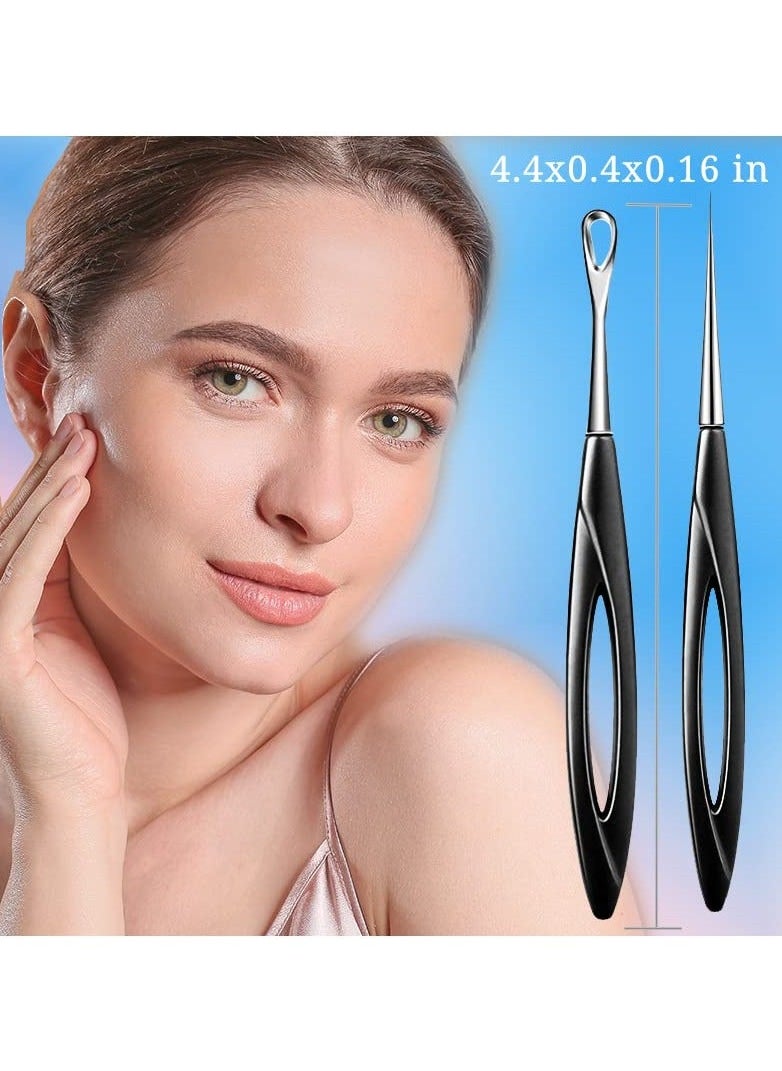 Generic - Blackhead Remover Tool, 2 Pcs Pimple Popper Tool and Blemish Remover Extraction Tools for Estheticians Professional Pore Extractor Tools for Nose & Face Whitehead Popping, Blemish - Image 1