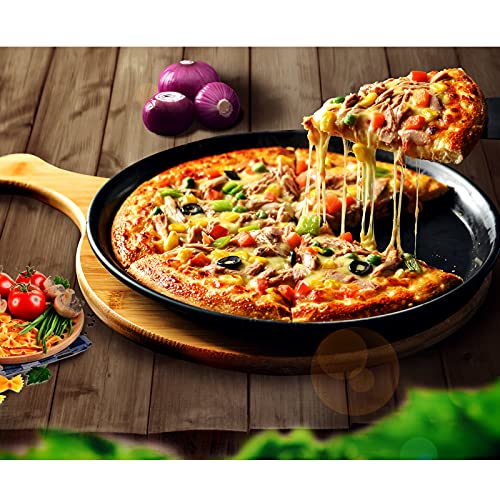 ODDIER 13inch Nonstick Pizza Pan，Carbon Steel Baking Oven Pizza Tray Pie Pans - Image 4