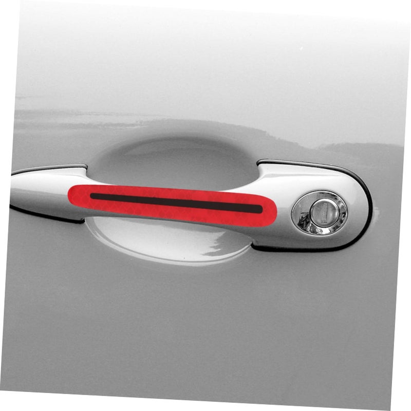 4 Pack Car Door Handle Protectors Scratch Prevention Reflective Stickers Easy Application - Image 5