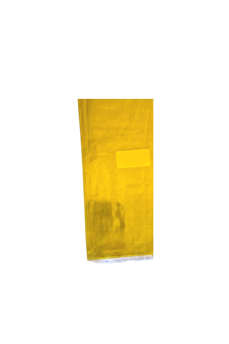 مجموعة ثلاث قطع من غلاف تجليد اصفر شفاف سميك للكراسات – بلاستيك قوي لحماية إضافية - A5 - Image 3