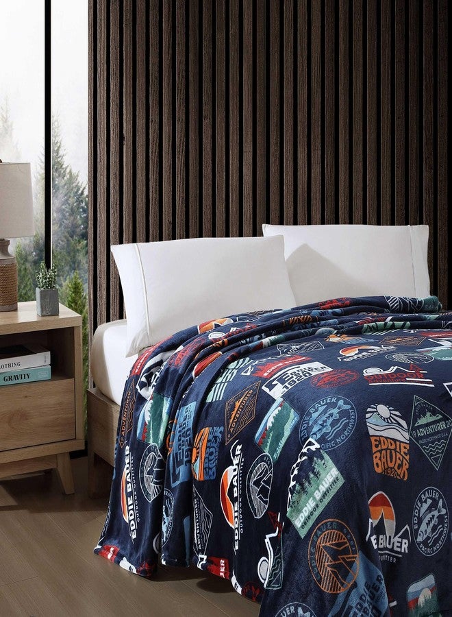 Eddie Bauer - King Blanket, Ultra Plush Bedding, Lightweight Home Decor for All Seasons (Dogs with Scarves White, King) - Image 3