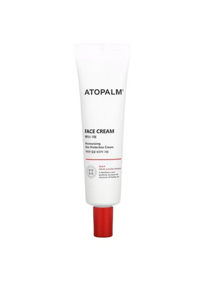 Atopalm - Atopalm, Face Cream, Moisturizing Skin Protection Cream, 1.1 fl oz (35 ml) - Image 1