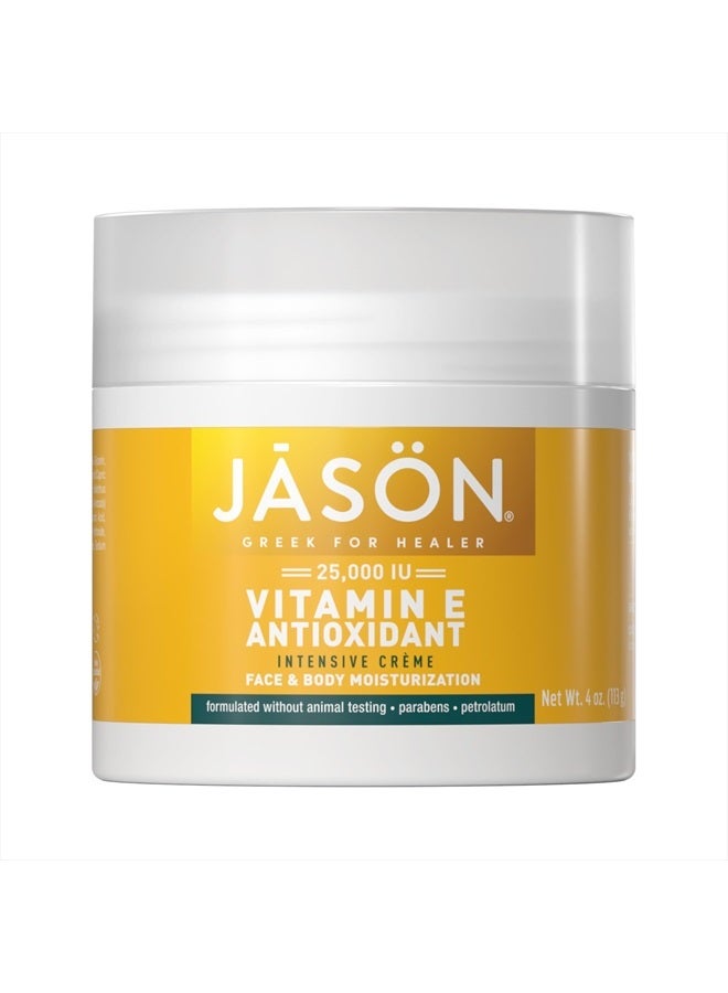 Jason Moisturizing Crème, Vitamin E 25,000 Age Renewal, 4 Oz - Image 1