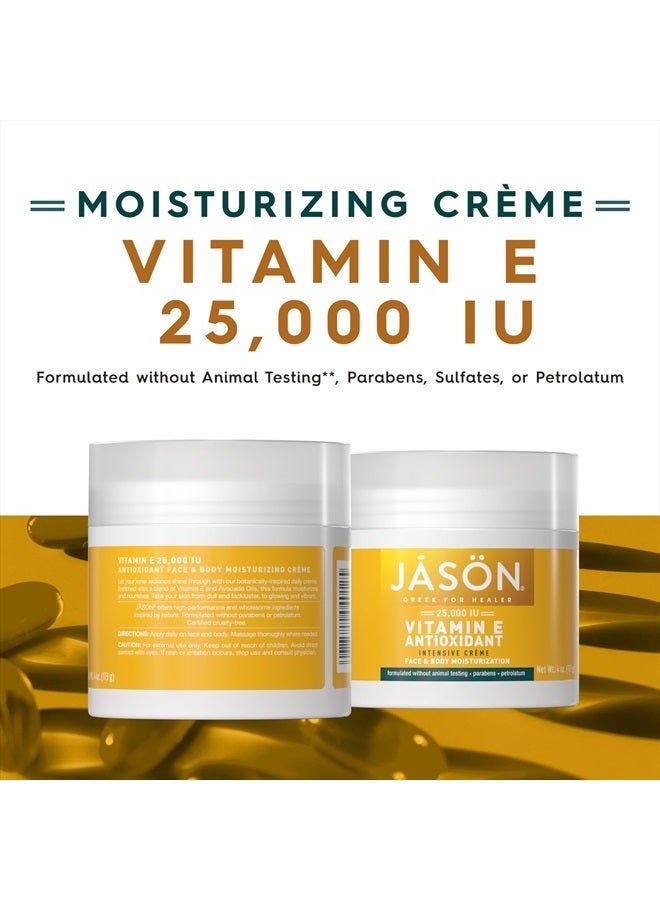 Jason Moisturizing Crème, Vitamin E 25,000 Age Renewal, 4 Oz - Image 2