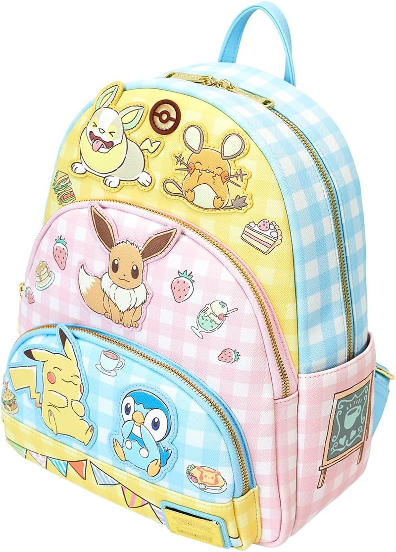 Loungefly Pokmon Cafe Tripple Pocket Backpack - Image 3