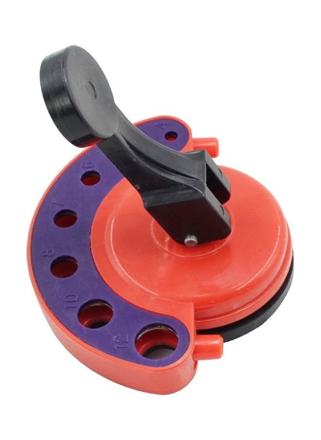 NIBEMINENT Adjustable Diamond Hole Saw Drill Bit Guide Glass Ceramic Tile Black/Blue/Red  - Image 1