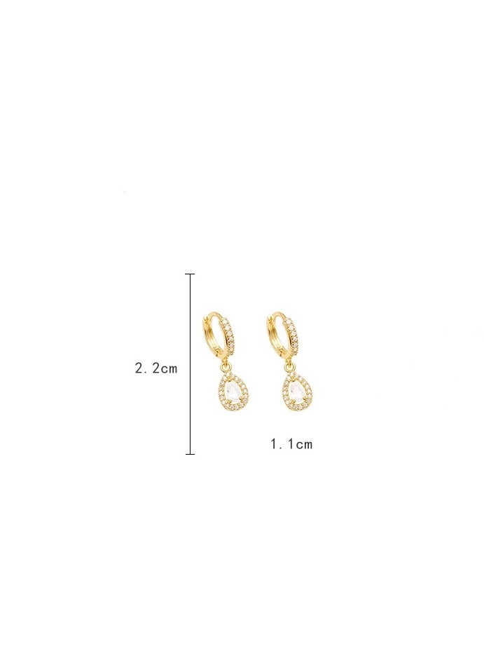 Earrings for Girls Women's Gold Fashion Earrings Pair of Gold,Ladies Jewelry ,Accessories for Ladies  - Image 4