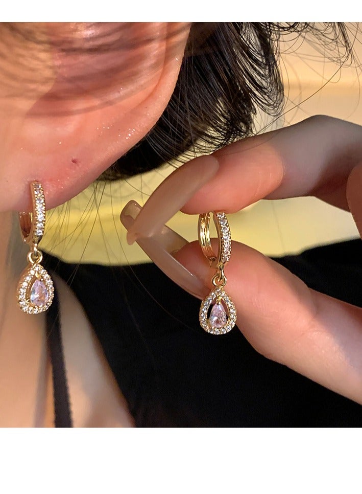 Earrings for Girls Women's Gold Fashion Earrings Pair of Gold,Ladies Jewelry ,Accessories for Ladies  - Image 1