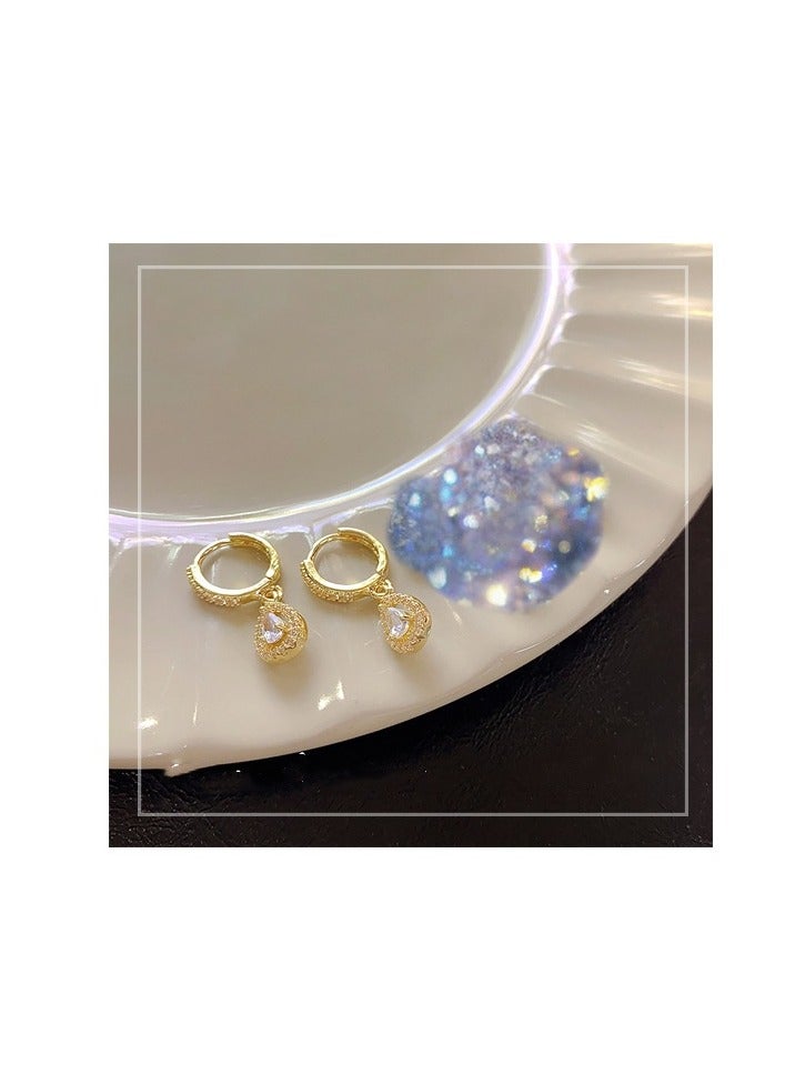 Earrings for Girls Women's Gold Fashion Earrings Pair of Gold,Ladies Jewelry ,Accessories for Ladies  - Image 2