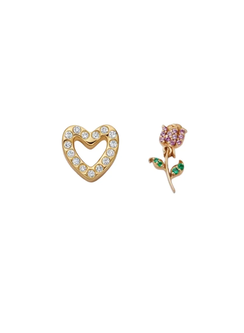 Sosha Elegance  Love & Petals -  Floating Charm Necklace for Women | Best Price UAE