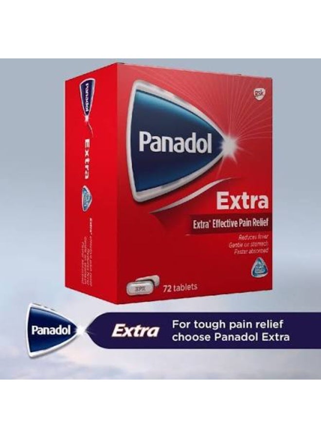 PANADOL EXTRA 72S TABLETS
