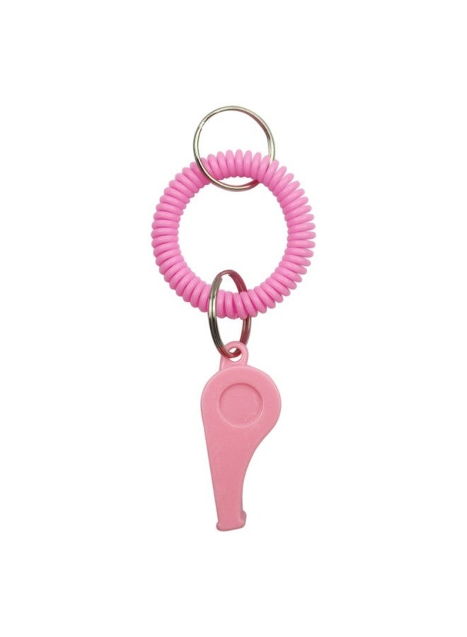 Generic Plastic Color Whistle Telephone Line Spring Plastic Keychain Bracelet Children Spring Ring Whistle Direct Supply-Color:6130 Ring Whistle ] - Image 1