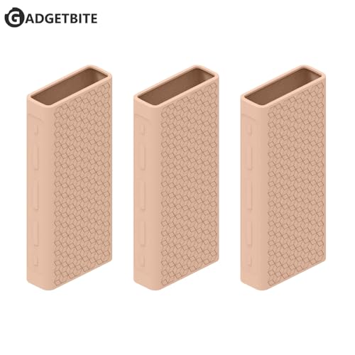 GadgetBite Silicon Soft Cover Case for Mi Power Bank 3i 20000 mAh Battery [Power Bank NOT Included]-Black - Image 3