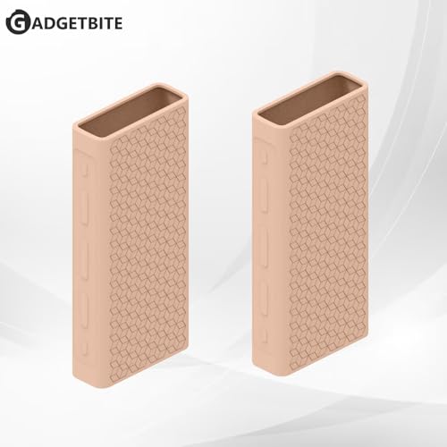 GadgetBite Silicon Soft Cover Case for Mi Power Bank 3i 20000 mAh Battery [Power Bank NOT Included]-Black - Image 2