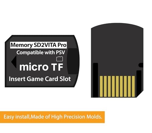 Sunloy PS Vita Memory Card SD2Vita 6.0 Adapter with 64GB Micro SD Card, High Speed microSDXC UHS-I Flash Memory Card with PSVita SD Card Adapter for PSV 1000/2000 PSTV FW 3.60 HENkaku Enso System - Image 4