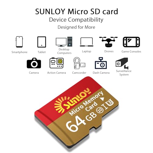 Sunloy PS Vita Memory Card SD2Vita 6.0 Adapter with 64GB Micro SD Card, High Speed microSDXC UHS-I Flash Memory Card with PSVita SD Card Adapter for PSV 1000/2000 PSTV FW 3.60 HENkaku Enso System - Image 5